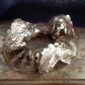 Sequin flip scrunchie